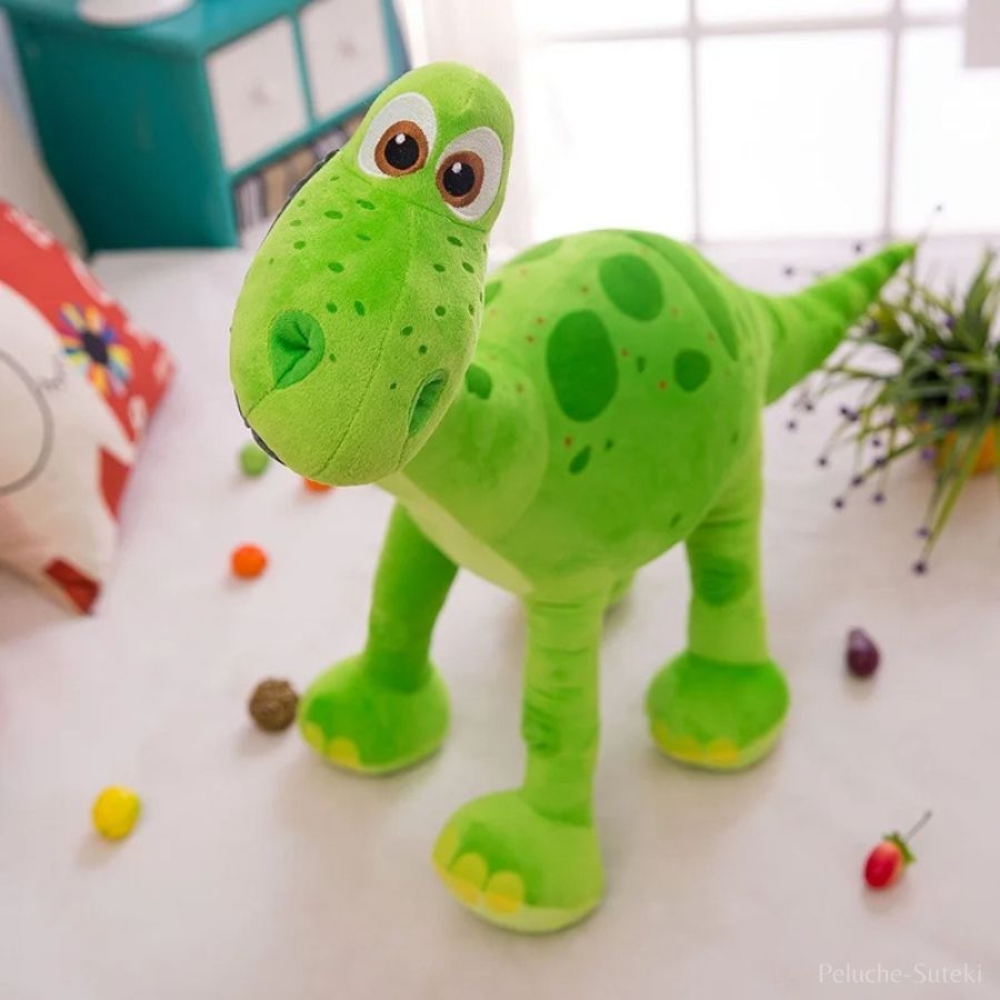 Peluche Dinosaure Verte Arlo à Long Cou