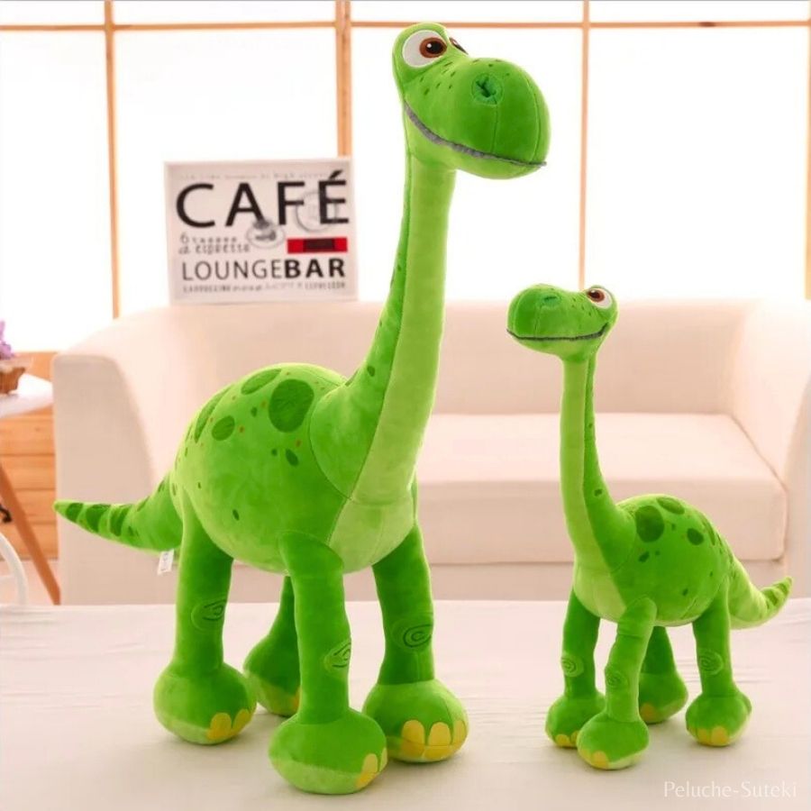 Peluche Dinosaure Verte Arlo à Long Cou