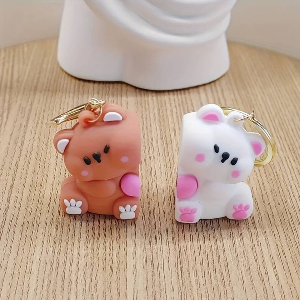 Porte-clés Câlin d'Oursons Doublé