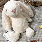 Peluche Lapin Gris Menthe à Oreilles Tombantes