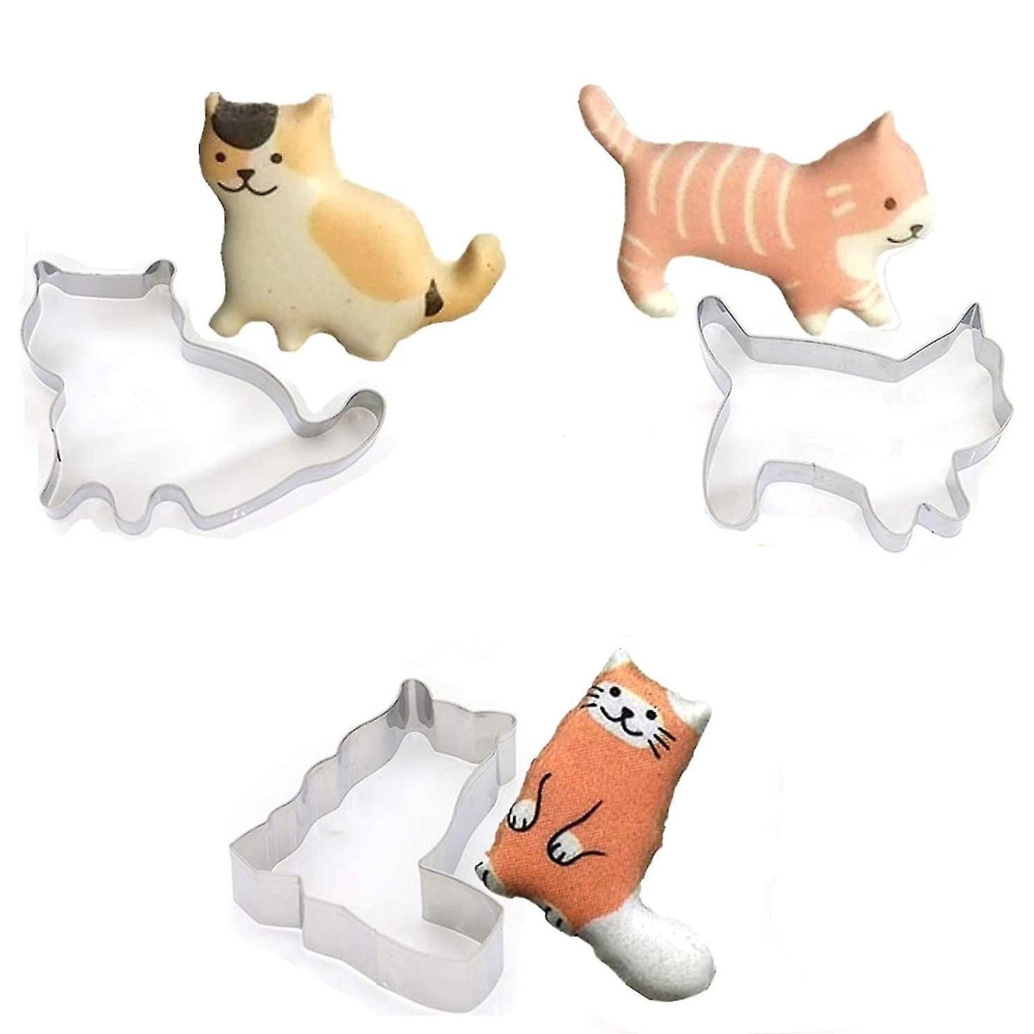 Lot de 2 Emporte-Pièces Chat