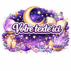 Sticker Prénom Personnalisé Univers Magique