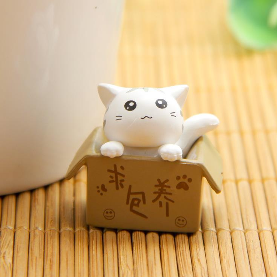 Figurine Chat en Carton Décorative