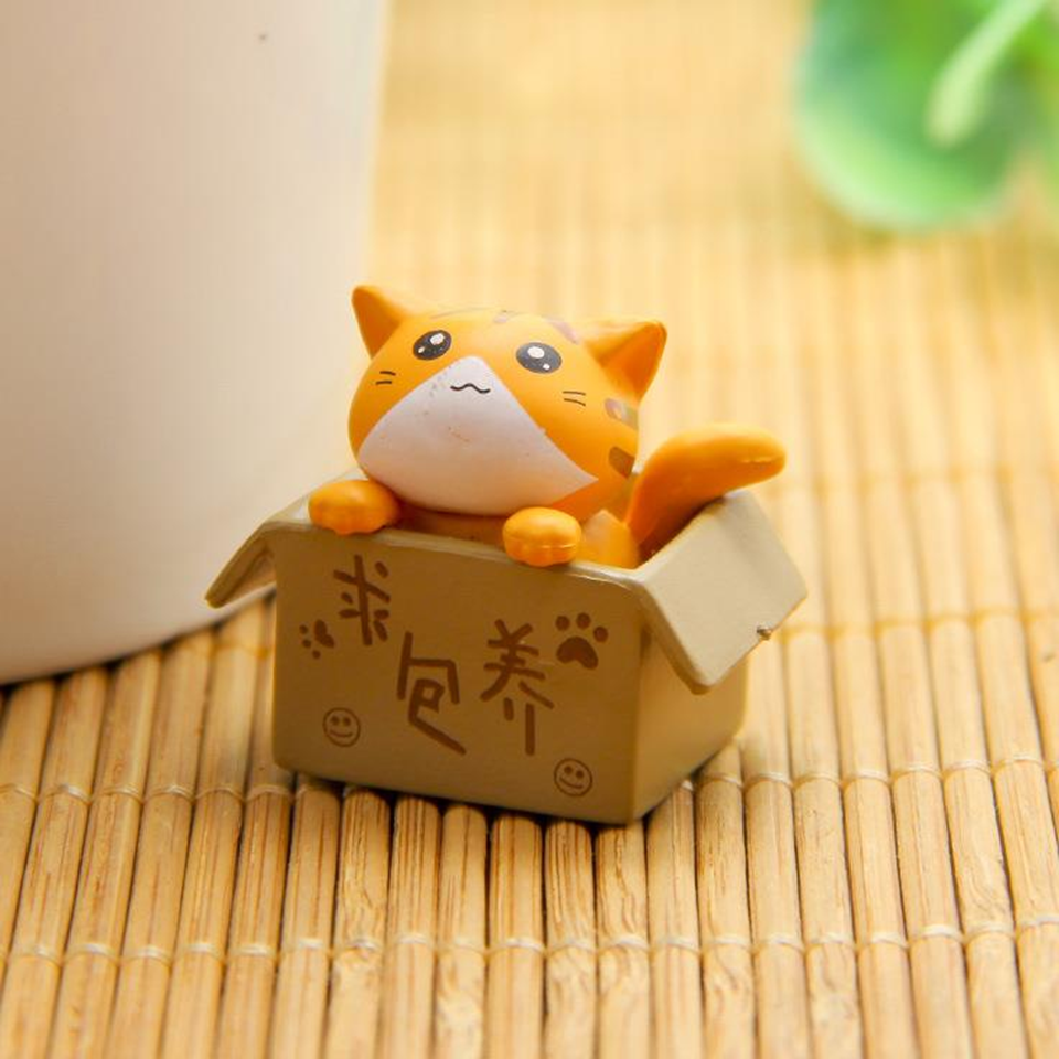 Figurine Chat en Carton Décorative