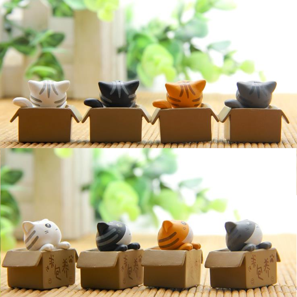 Figurine Chat en Carton Décorative
