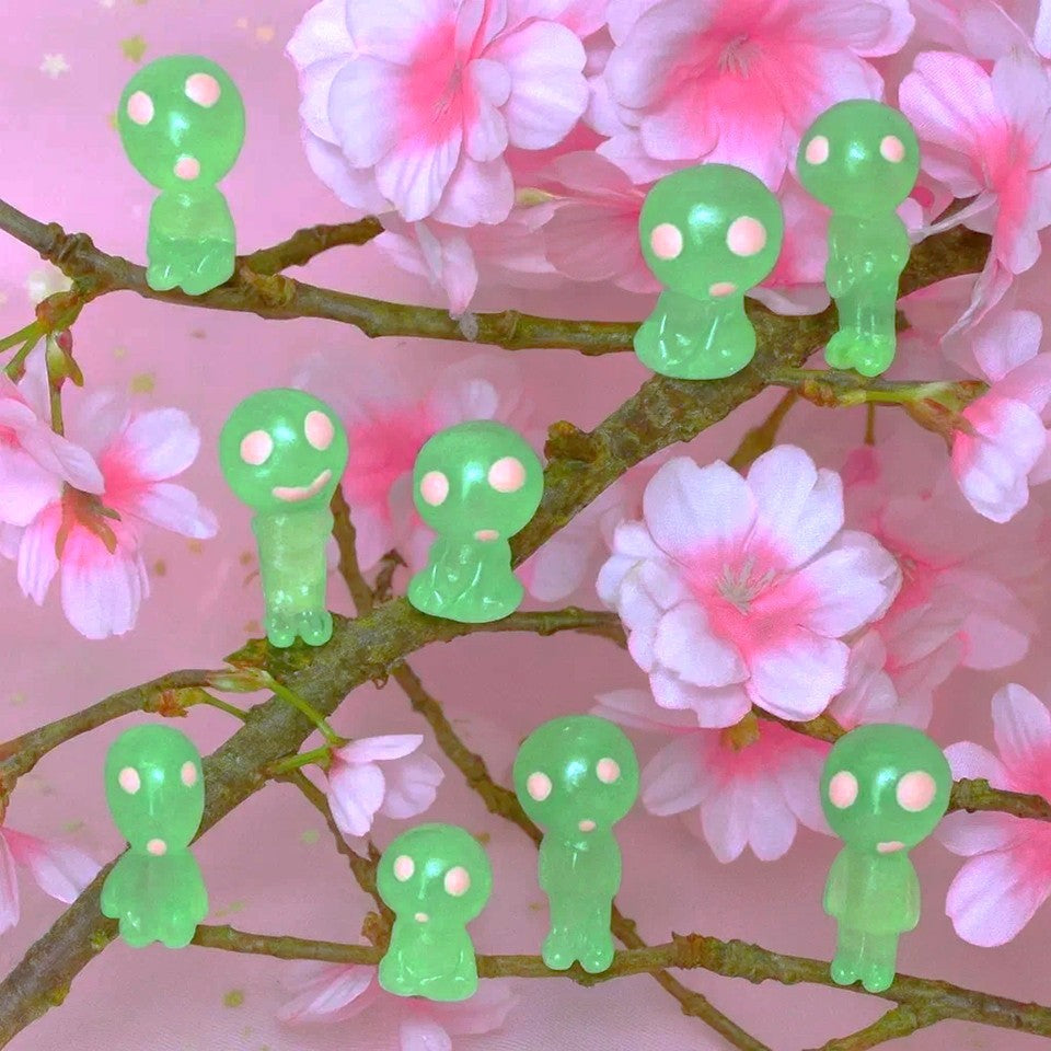 Lot de 5 Figurines Kodama Décoratives