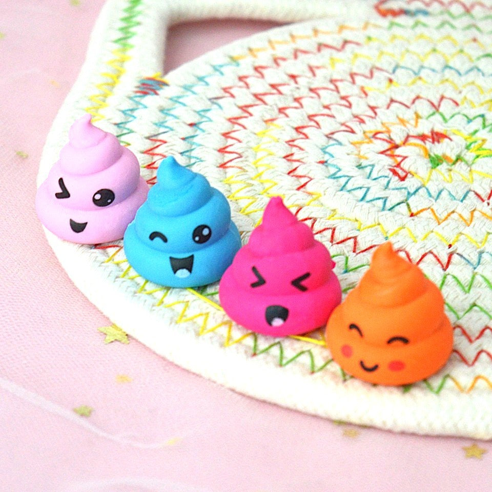 Gomme de Crayons Mignonne en Forme de Caca