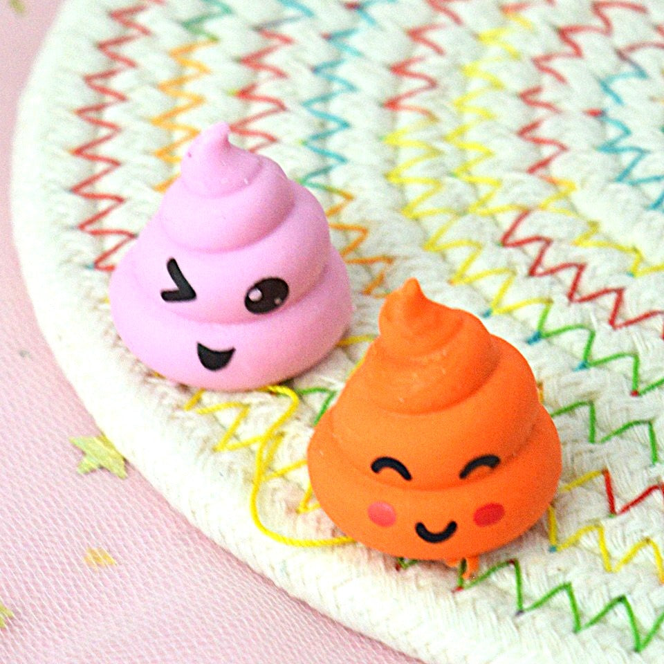 Gomme de Crayons Mignonne en Forme de Caca