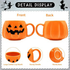 Mug en Céramique Citrouille à Visage d'Halloween