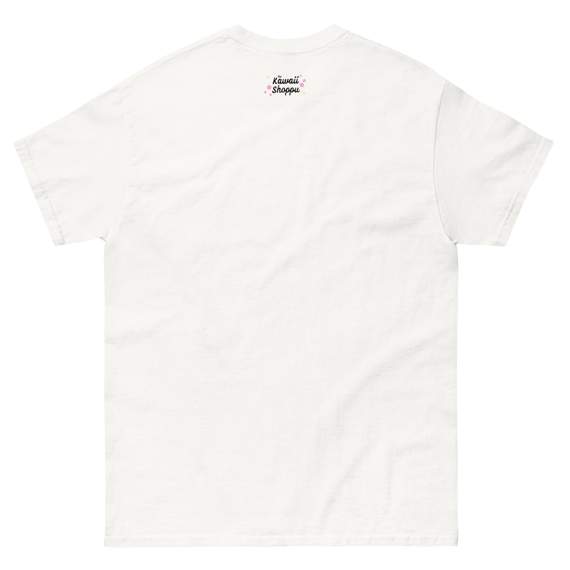 T-shirt Unisexe Blanc à Capybaras et Fleurs