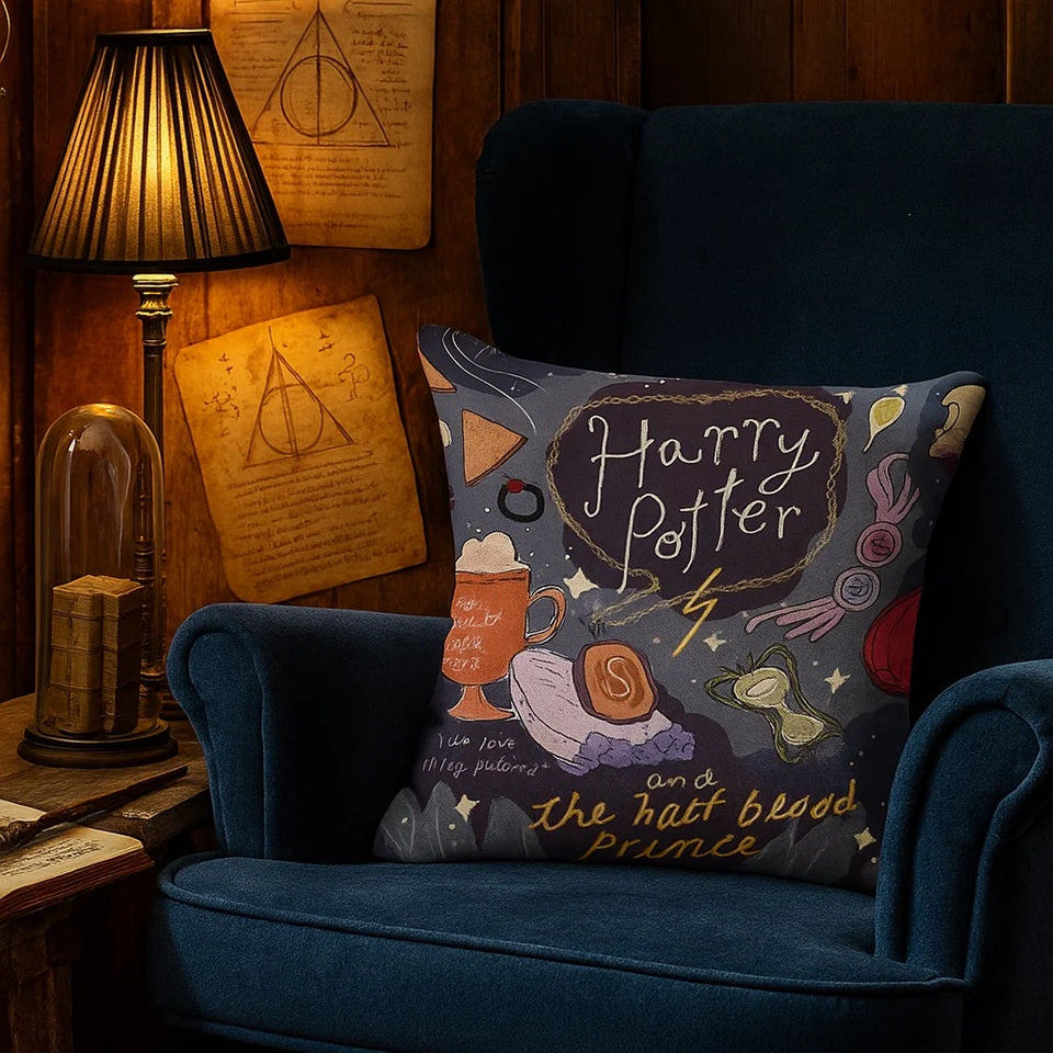 Housse de Coussin Harry Potter Prince de Sang-Mêlé