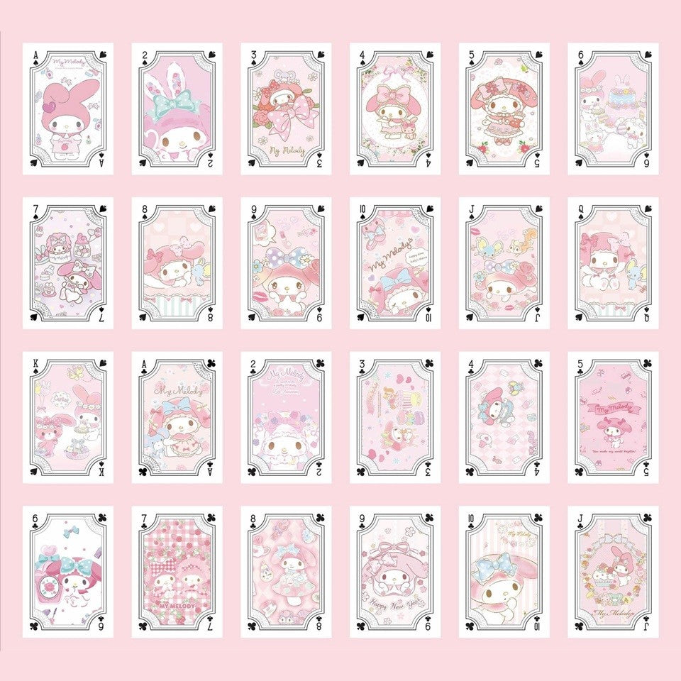 Jeu de 54 Cartes Sanrio à Jouer