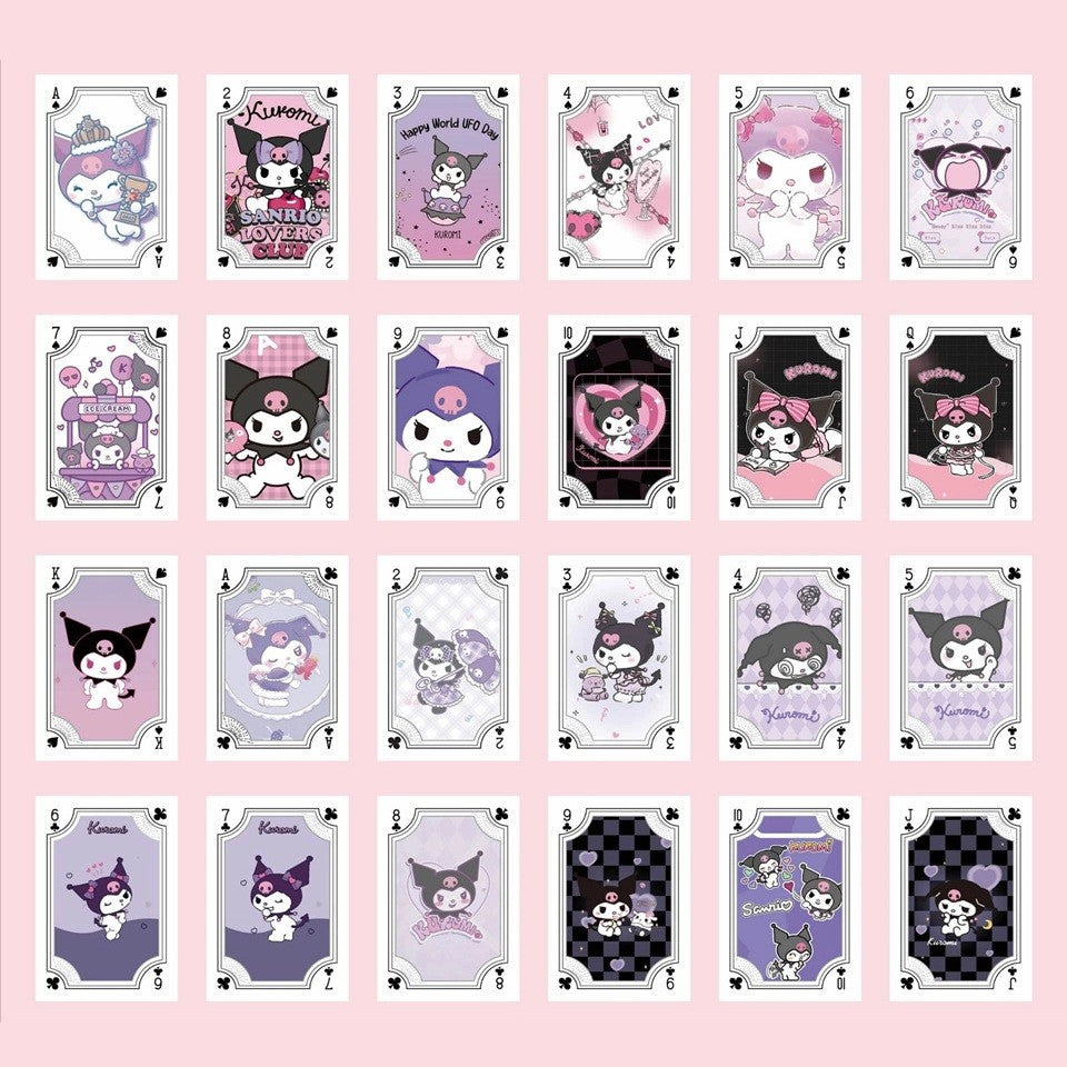 Jeu de 54 Cartes Sanrio à Jouer