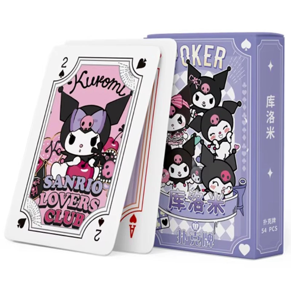 Jeu de 54 Cartes Sanrio à Jouer