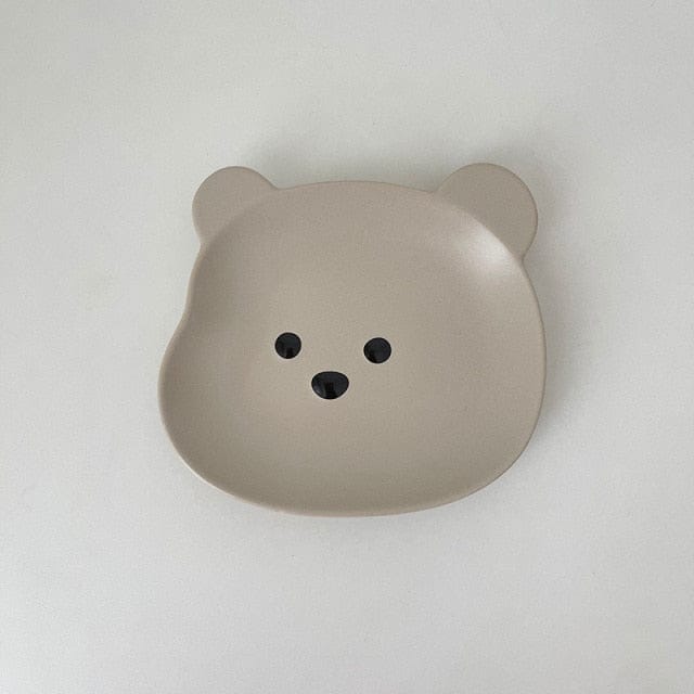 Bol-assiette ourson kawaii - Câlin Kawaii