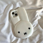 Coque kawaii lapin pour iPhone 11,12,13,14,15,16 Pro Max - Câlin Kawaii