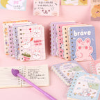 Carnet Spiralé Lapin Kawaii Pastel