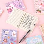 Carnet Spiralé Lapin Kawaii Pastel