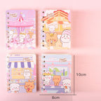 Carnet Spiralé Lapin Kawaii Pastel