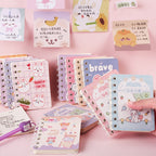 Carnet Spiralé Lapin Kawaii Pastel