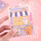 Carnet Spiralé Lapin Kawaii Pastel
