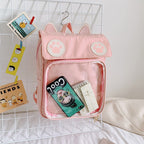 Sac à dos kawaii ITA oreilles de chat empreinte de patte - Câlin Kawaii