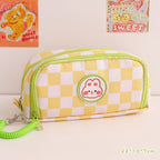 Trousse à crayons en toile Kawaii Cubby ourson kawaii scolaire - Câlin Kawaii