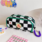 Trousse à crayons en toile Kawaii Cubby ourson kawaii scolaire - Câlin Kawaii