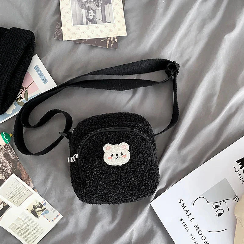 Sac bandoulière peluche ourson kawaii - Câlin Kawaii