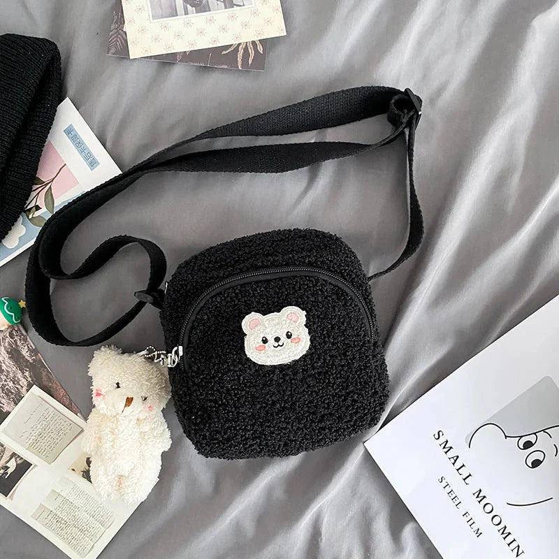 Sac bandoulière peluche ourson kawaii - Câlin Kawaii