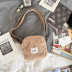 Sac bandoulière peluche ourson kawaii - Câlin Kawaii