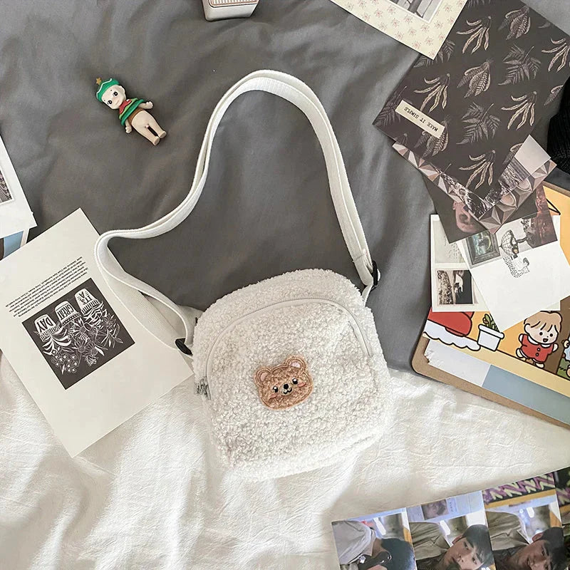 Sac bandoulière peluche ourson kawaii - Câlin Kawaii