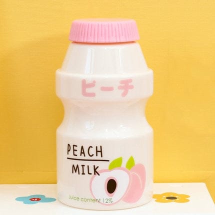 Bouteille d'eau kawaii motif lait et fruits mignons - Câlin Kawaii