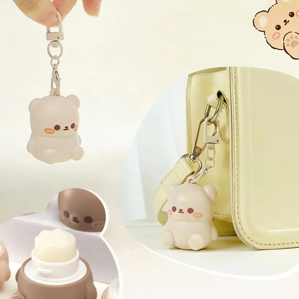 Baume à Lèvres en Stick Animal Kawaii Beige