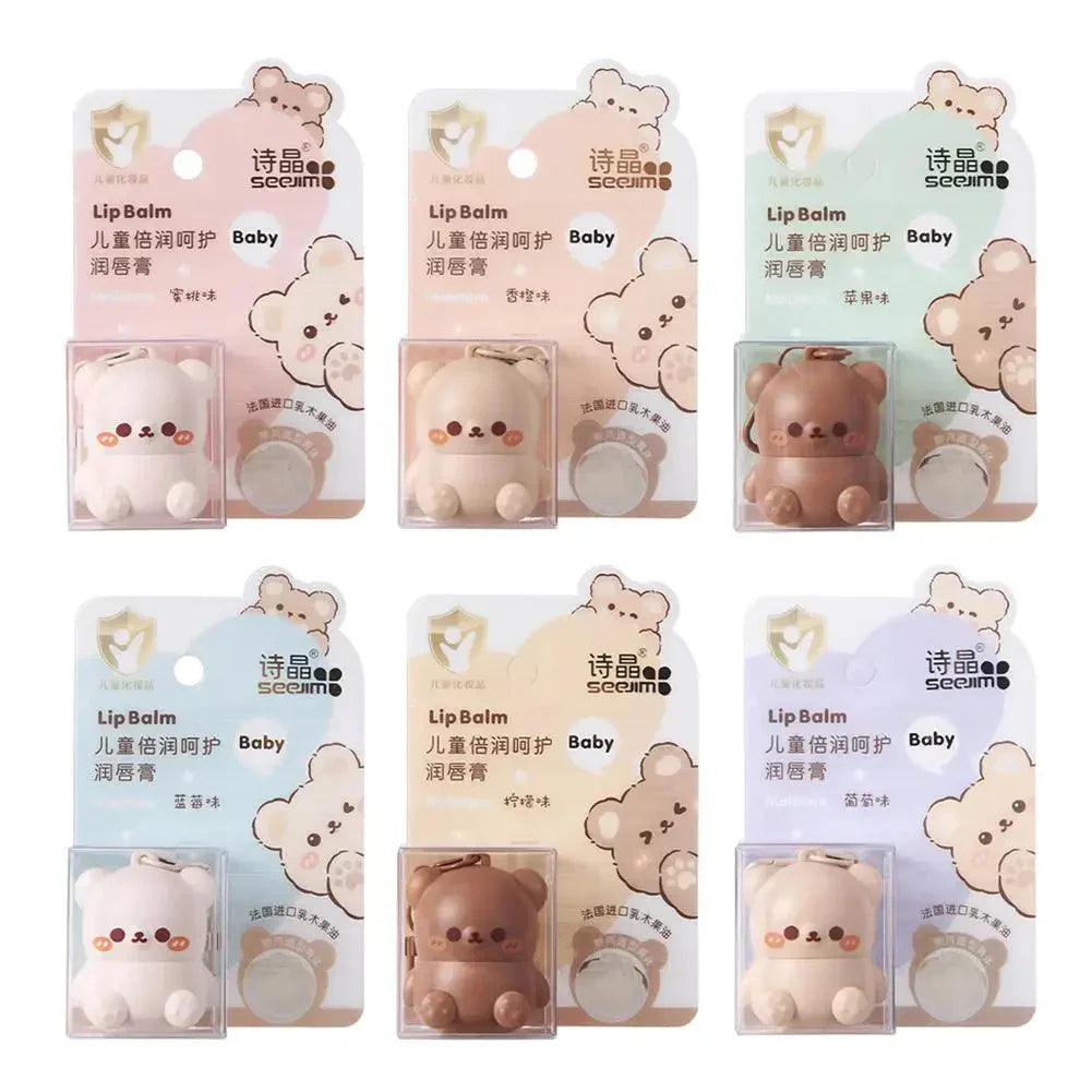 Baume à Lèvres en Stick Animal Kawaii Beige