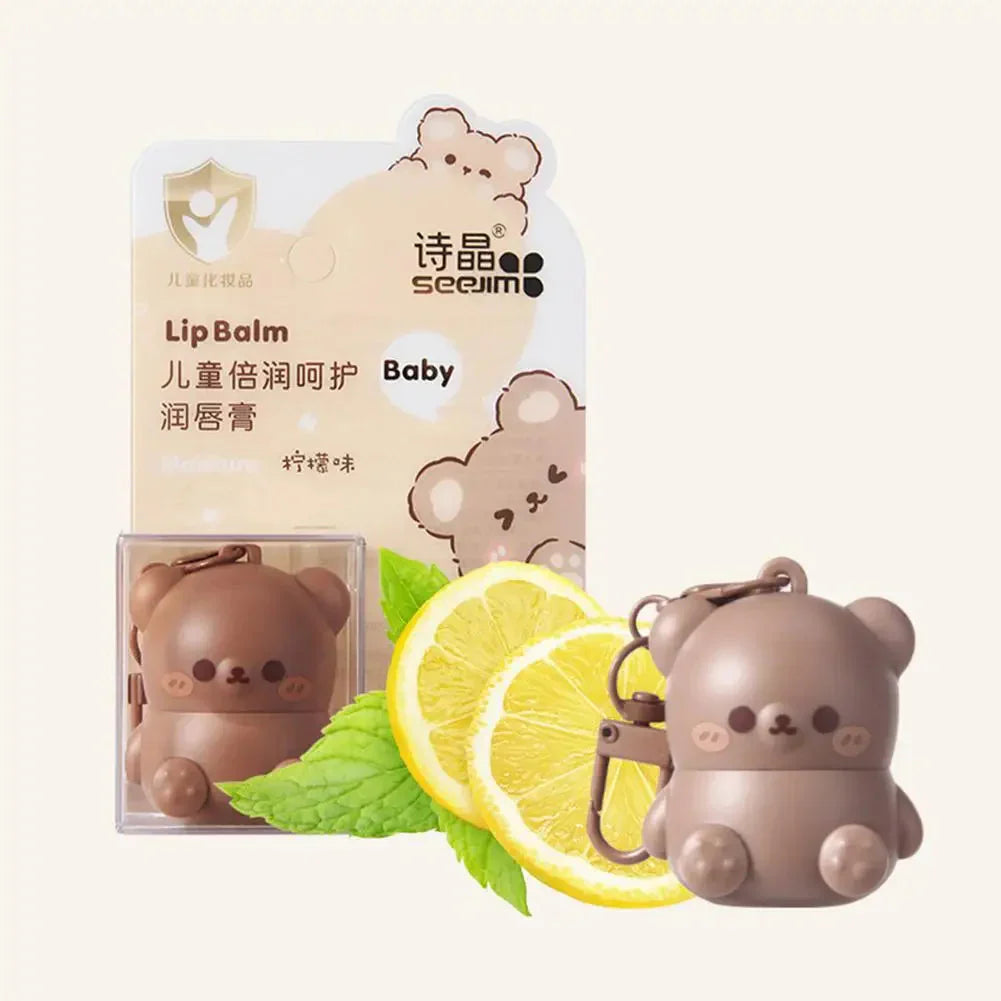 Baume à Lèvres en Stick Animal Kawaii Beige