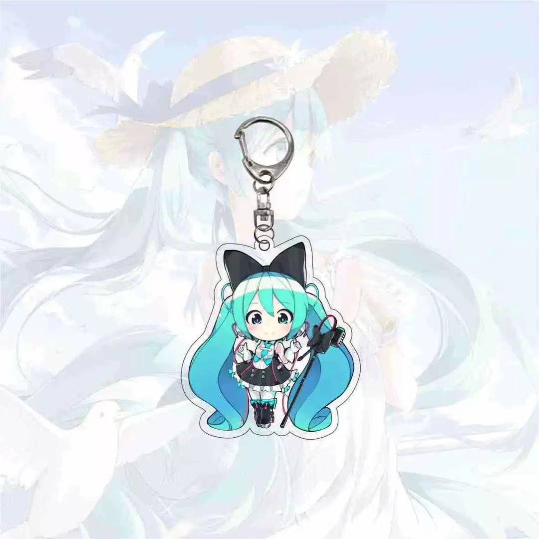 Porte-Clés Hatsune Miku Chibi Designs Variés