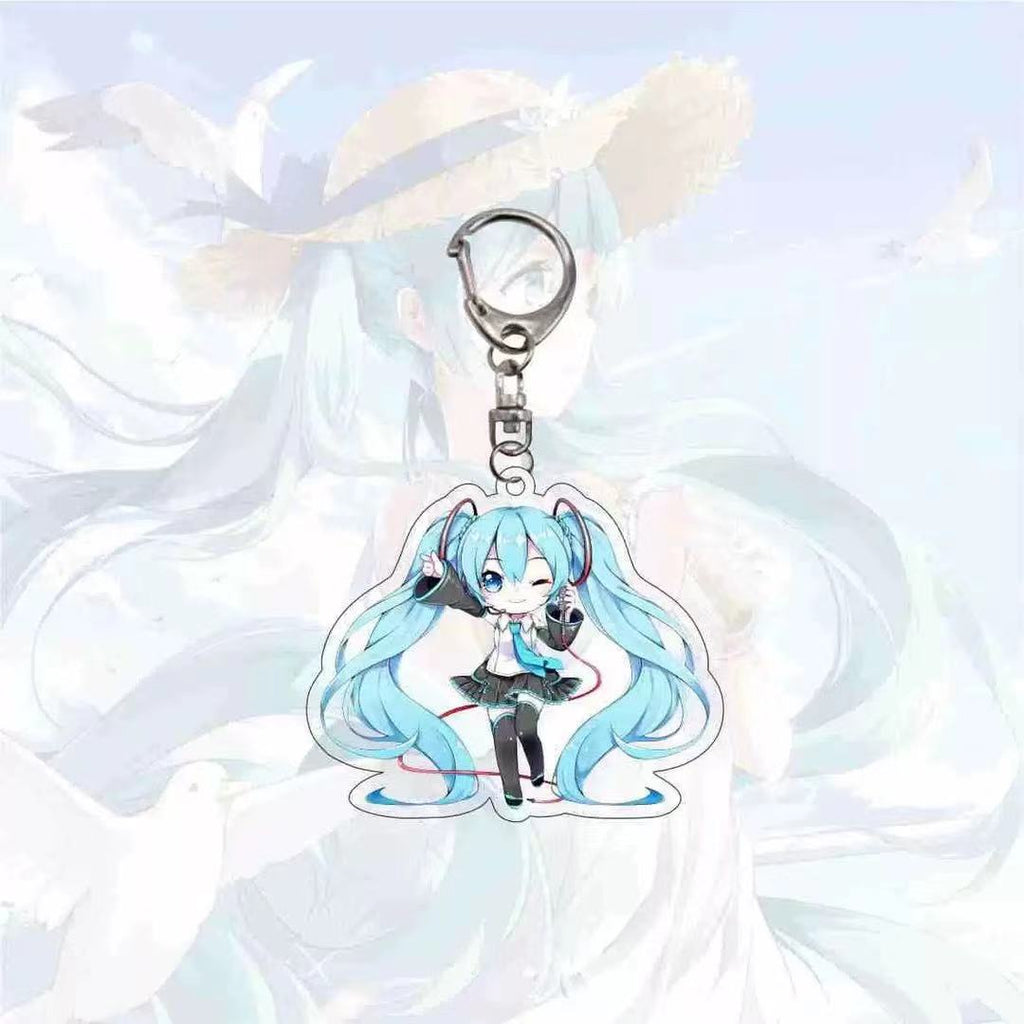 Porte-clés Miku kawaii anime - Câlin Kawaii