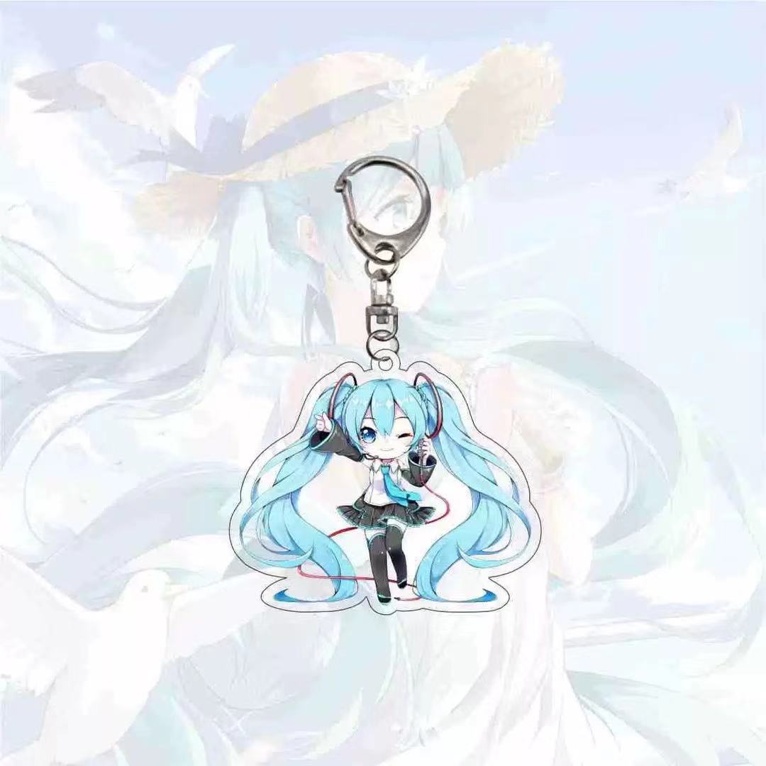 Porte-clés Miku kawaii anime - Câlin Kawaii