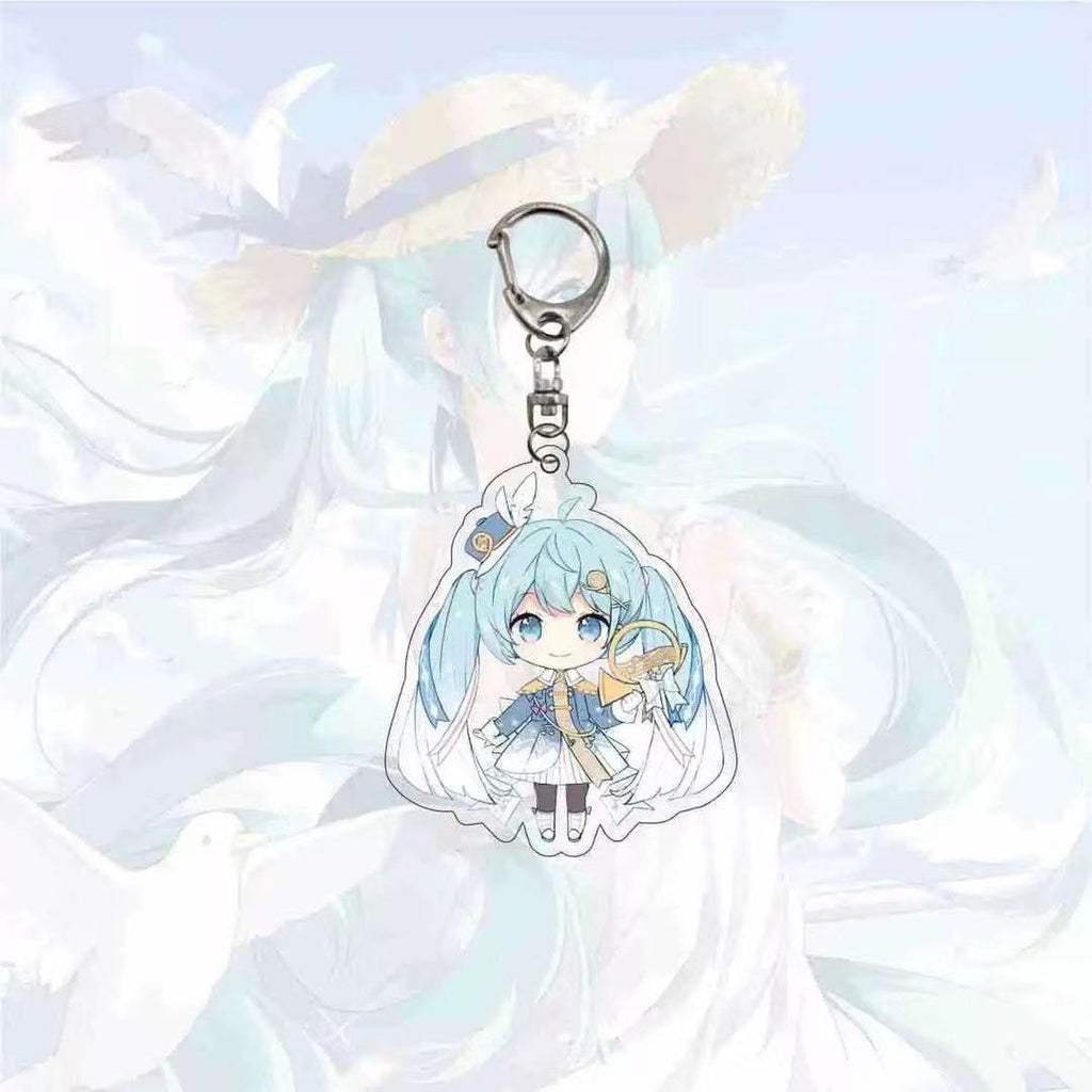 Porte-clés Miku kawaii anime - Câlin Kawaii