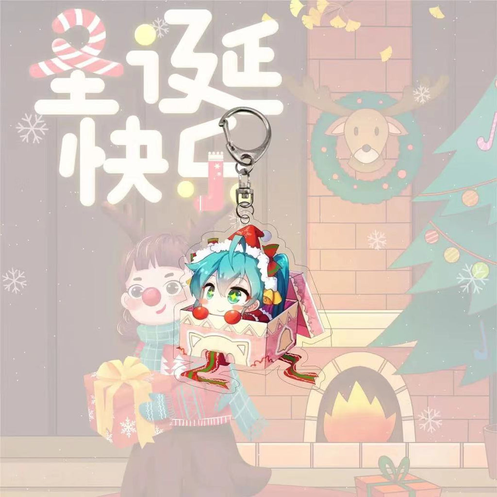 Porte-clés Miku kawaii anime - Câlin Kawaii