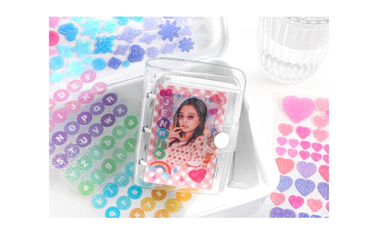 Stickers Holographiques Scintillants Formes Fantaisie
