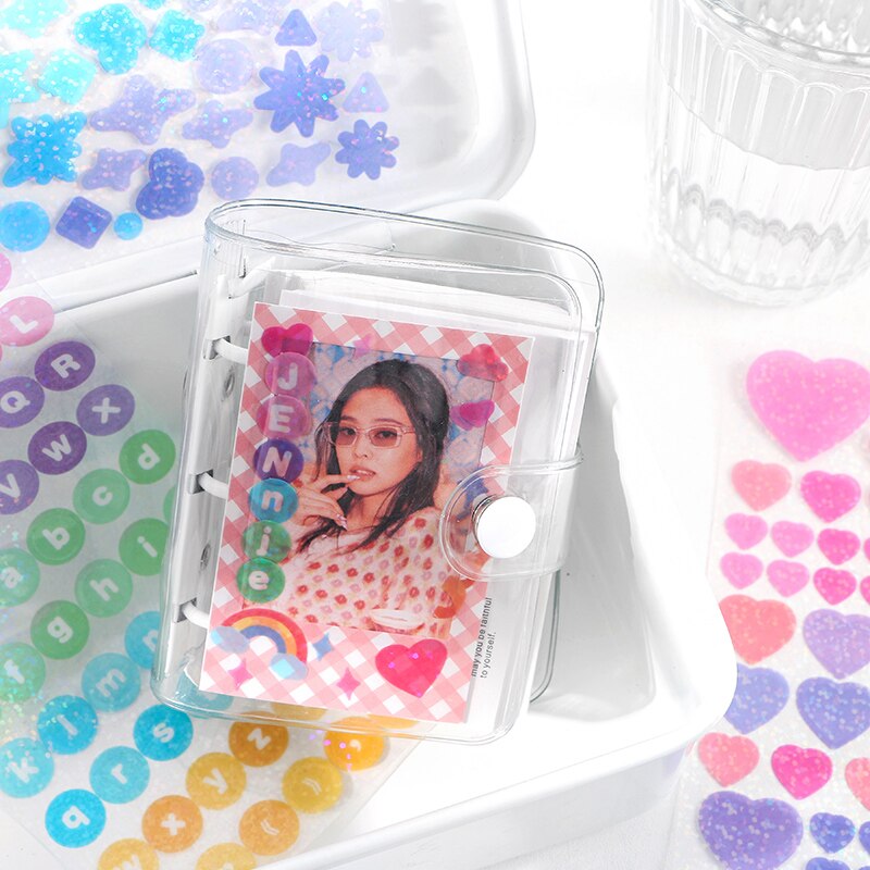 Stickers Holographiques Scintillants Formes Fantaisie