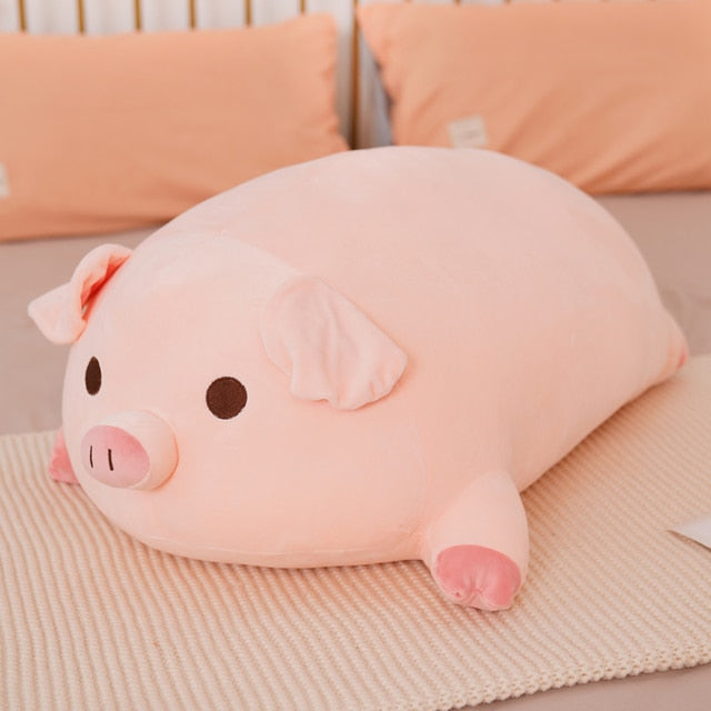 Peluche squishy géante en forme de cochonnet kawaii - Câlin Kawaii