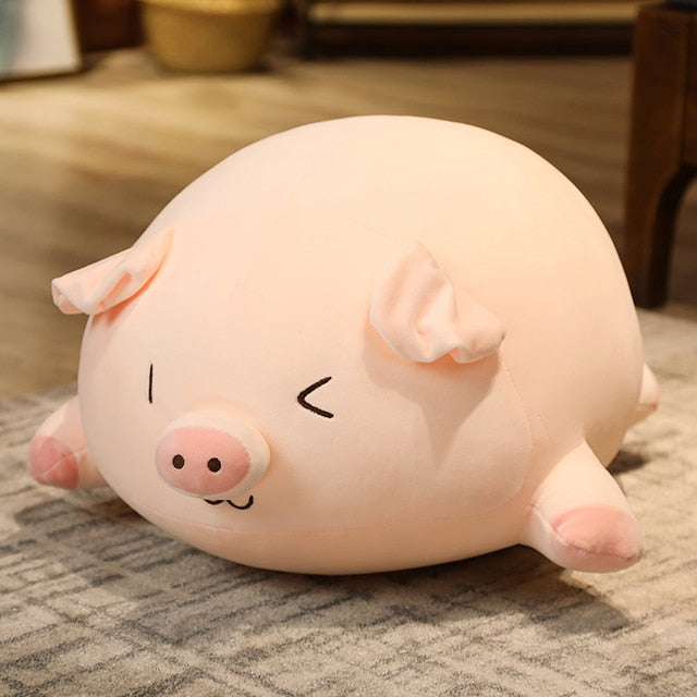 Peluche squishy géante en forme de cochonnet kawaii - Câlin Kawaii