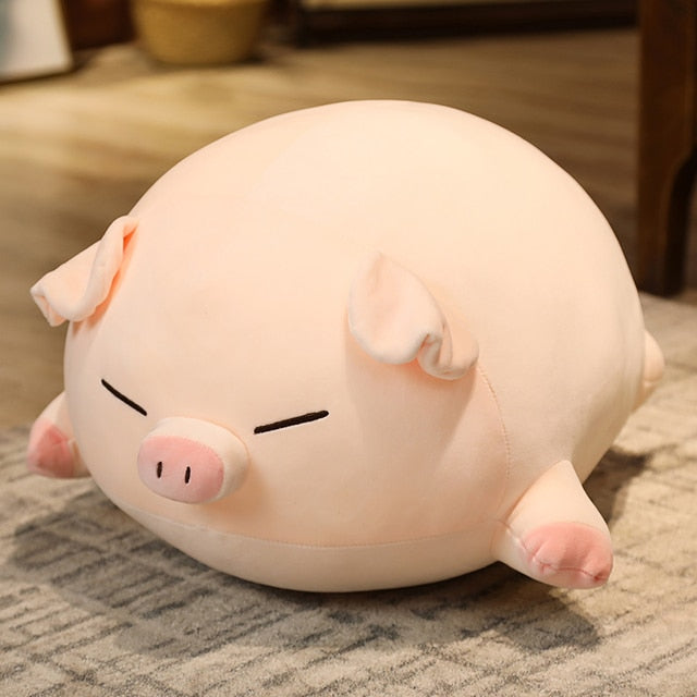 Peluche squishy géante en forme de cochonnet kawaii - Câlin Kawaii