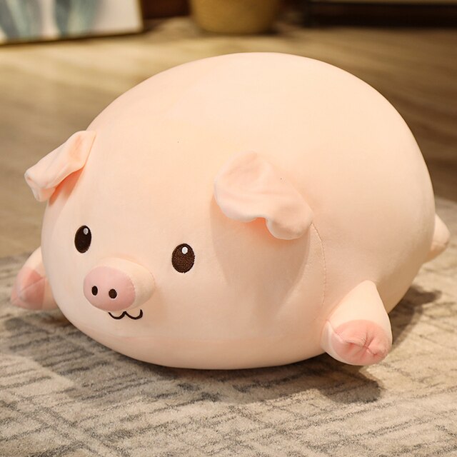Peluche squishy géante en forme de cochonnet kawaii - Câlin Kawaii