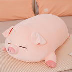 Peluche Cochon Rose Pâle Paresseux