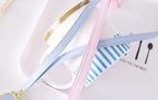 Porte-Badge Rétractable à Fleurs de Cerisier Pastel