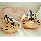 Peluche Tigre Rond Mignon à Rayures Noires